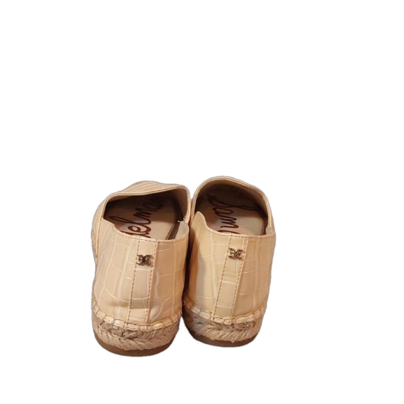 SAM EDELMAN KESIA NWOT EMBOSSED LEATHER ESPADRILLES WOMEN'S SHOES SIZE 9.5 - Picture 4 of 5